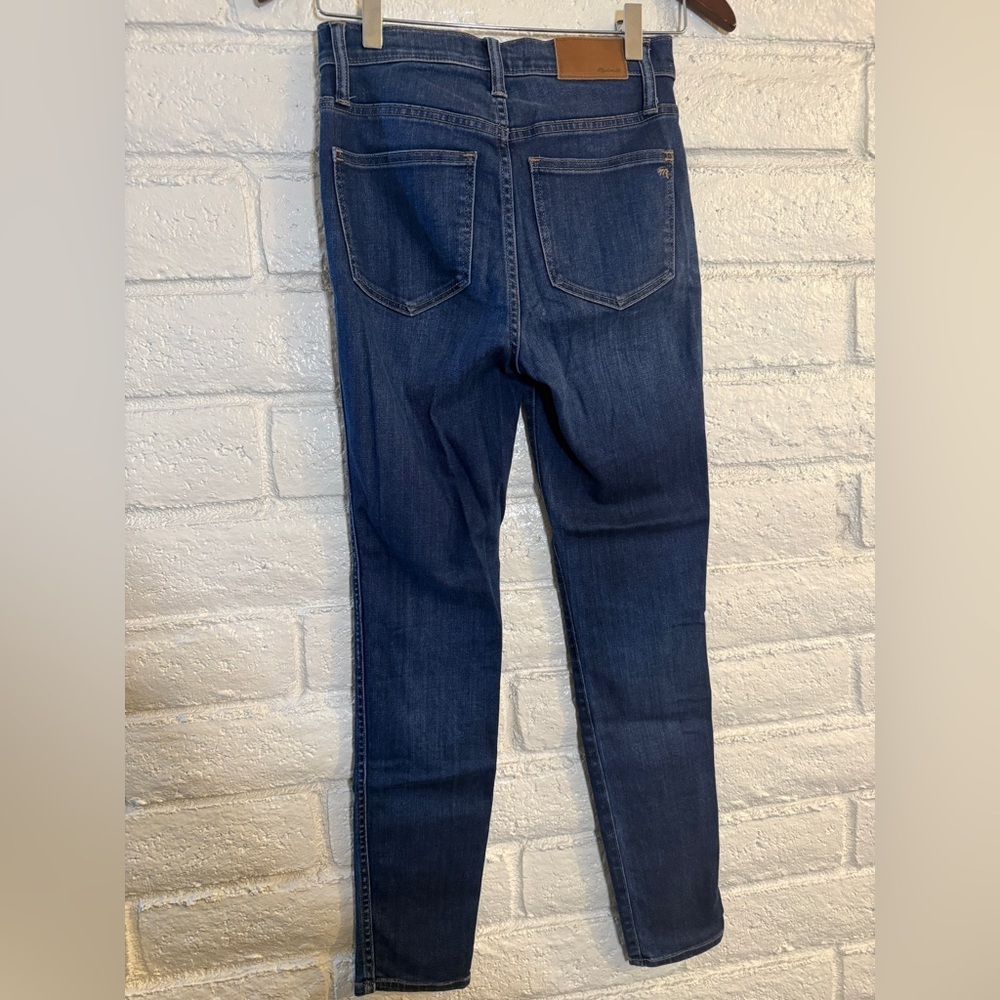Madewell 10” High Rise Skinny Jeans| Medium Wash - Picture 4 of 7